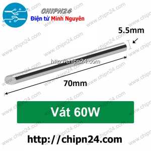 Đầu Mũi hàn Vát 60W (cho Mỏ hàn Nung)