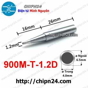 (K28) Đầu Mũi Hàn Hakko 936 900M-T-1.2D