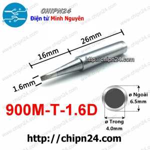 (K28) Đầu Mũi Hàn Hakko 936 900M-T-1.6D