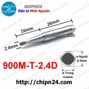 Đầu Mũi Hàn Hakko 936 900M-T-2.4D