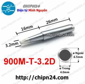 (K28) Đầu Mũi Hàn Hakko 936 900M-T-3.2D