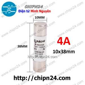 Cầu chì Sứ RT18 4A 250VAC (10x38mm)