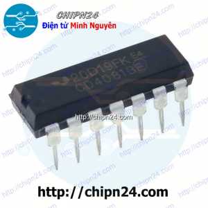 (DIP) IC CD4081 DIP-14 (CD4081BE) (IC Cổng AND (4 Cổng AND 2 ngõ vào))