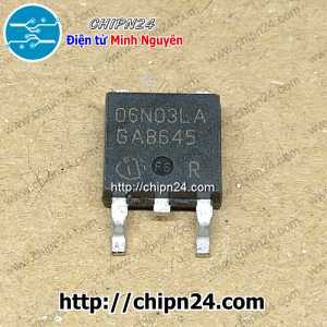 (SOP) Mosfet Dán 06N03L TO-252 (SMD) 50A 30V Kênh N (IPD06N03L Fast switching MOSFET for SMPS)