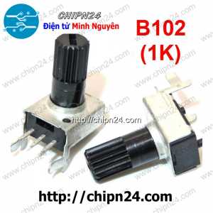 (F172) Biến trở RV09 Ngang Trục Dài 1K (RV0931)