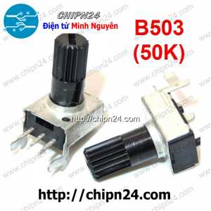 (F172) Biến trở RV09 Ngang Trục Dài 50K (RV0931)