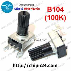 (F172) Biến trở RV09 Ngang Trục Dài 100K (RV0931)
