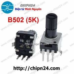 (F171) Biến trở RV09 Dọc Trục Dài 5K (RV0932)