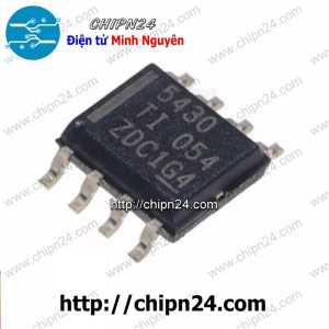 [SOP] IC Dán TPS5430 SOP-8 (SMD) (TPS5430DDA DDAR 5430) (IC Nguồn giảm áp 3A Input 5.5-3.6V 500KHz)