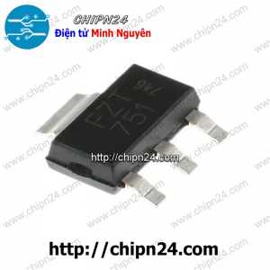 (SOP) Transistor Dán FZT751 SOT-223 PNP 3A 60V (SMD)