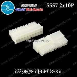 (F311) Vỏ Header 4.2mm 5557 2x10P