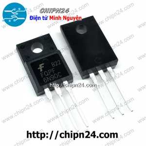 (KT1) Mosfet 6N90C TO-220F 6A 900V Kênh N (FQPF6N90C)