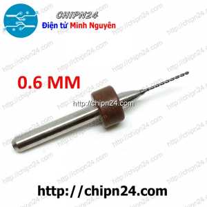 Mũi khoan mạch in CNC 0.6mm (Mạch điện tử, PCB)