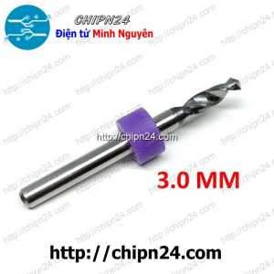 Mũi khoan mạch in CNC 3.0mm (Mạch điện tử, PCB)