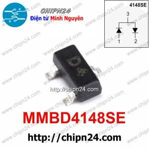 [25 con] (G4.1) Diode Dán MMBD4148SE (D4) SOT-23 200mA 100V