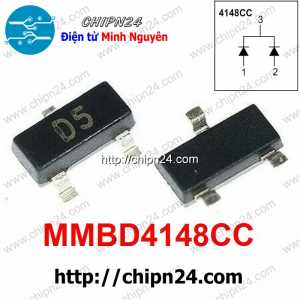 [25 con] (KX) Diode Dán MMBD4148CC (D5) SOT-23 200mA 100V