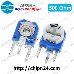 (K361) Biến trở tam giác RM063 500R 501 (Biến trở cúc áo 501)