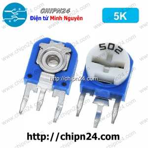 Biến trở tam giác RM063 5K (Biến trở cúc áo 502)