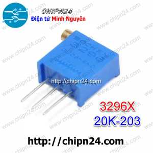 Biến trở tinh chỉnh Ngang 3296X 20K (vi chỉnh)