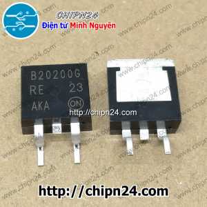 (SOP) Diode Dán B20200G TO-263 20A 200V (SMD) [Diode Schottky] MBRB20200CTG