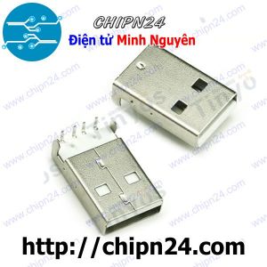 [F123.1] USB A Đực Cắm (Đầu Jack USB Hàn Board)