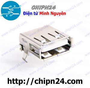 (F123.5) USB A Cái Cắm (Đầu Jack USB Hàn Board)