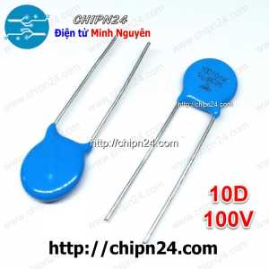 (K280) Tụ chống sét Varistor 10D 100V 10D101K (Đường kính 10mm)