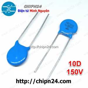 (K281) Tụ chống sét Varistor 10D 150V 10D151K (Đường kính 10mm)