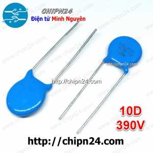 (K282) Tụ chống sét Varistor 10D 390V 10D391K (Đường kính 10mm)
