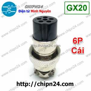 (F126) Jack GX20-6P Cái