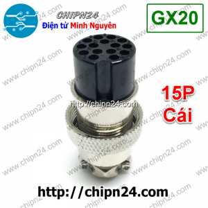 (F127) Jack GX20-15P Cái