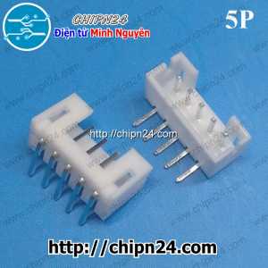 [10 cái] (F292) Header 5P PH2.0-5P Đực Cong