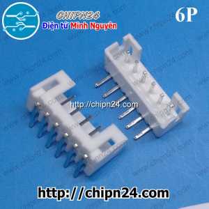 [10 cái] Header 6P PH2.0-6P Đực Cong