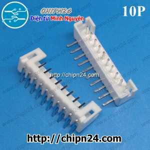 [10 cái] Header 10P PH2.0-10P Đực Cong