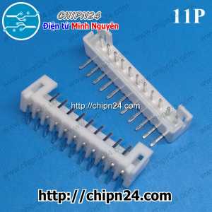 [10 cái] (F293) Header 11P PH2.0-11P Đực Cong