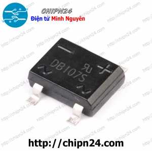 (K458) Cầu Diode Dán DB107S 1A 1000V SMD (1A dán)