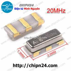 (K338) Bộ Cộng Hưởng CSCTE 20MHz 3.2x1.3mm 3213 SMD