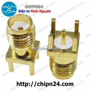 (F344.2) Đế Anten SMA-KHD-13.5 Cái Thẳng hàn PCB