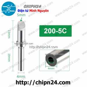 Đầu Mũi Hàn 200-5C Vát