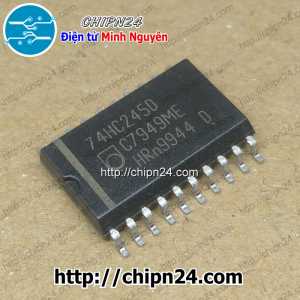 (SOP) IC Dán 74HC245 SOP-20 7.2MM Hàng Tốt NXP (SMD) (74HC245D)