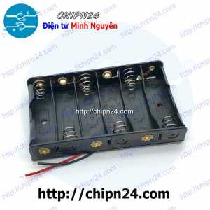 (C5) Hộp Đế pin 6 viên AA