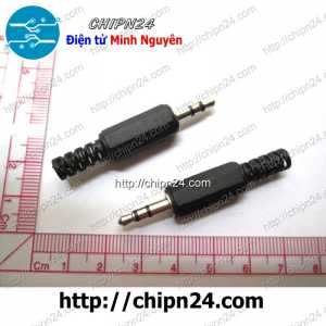(F113.5) Đầu Jack Audio 3.5mm Nhựa hàn dây