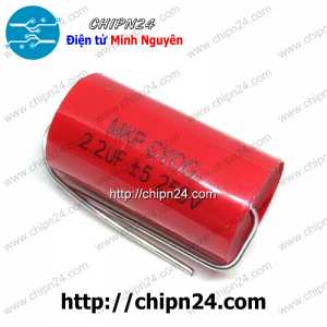 (F226) Tụ Audiophiler 2.2uF 250V 225J màu đỏ (Tụ Audio)