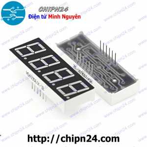 Led 7 Đoạn 0.56 inch 4 Số Dương chung (Sáng Đỏ) (Led 7 Thanh)