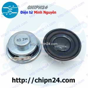 Loa 4R 3W Tròn 40mm V1, Loa 4 ohm - 3W Tròn đường kính 40mm V1