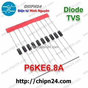 [10 con] () P6KE6.8A Diode TVS 1 chiều