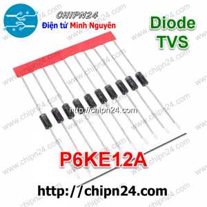[10 con] (K523) P6KE12A Diode TVS 1 chiều