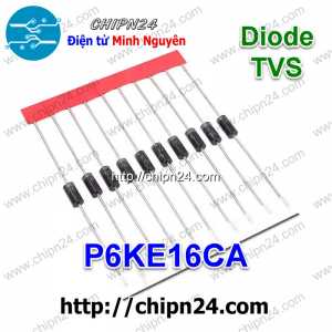 [10 con] () P6KE16CA Diode TVS 2 chiều