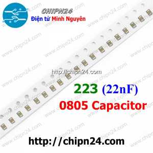 [25 con] (G27) Tụ dán 0805 223K 50V (22nF) (2.0x1.2mm)