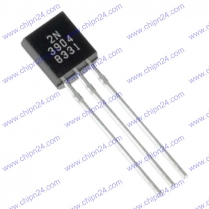 [25 con] Transistor 2N3904 TO-92 NPN 200mA 40V (N3904 3904)